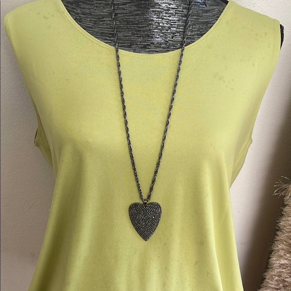 Silver Heart Pendant Necklace